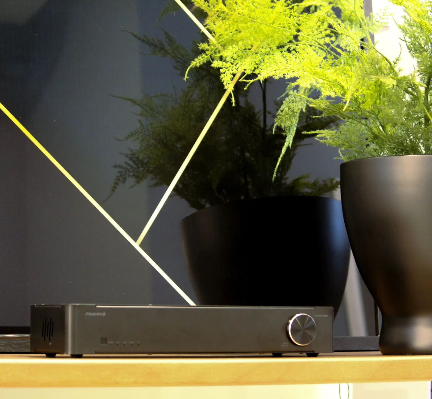 Amplificador Frahm instalado em ambiente